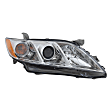 2007 Toyota Camry - 5-Piece Kit Driver and Passenger Side Halogen Headlight, With bulb(s), USA Built Vehicle, OE Replacement,  Includes (2) Fender, (1) Grille Assembly, and (2) Headlight