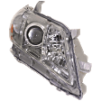 2-Piece Kit Passenger Side Halogen Headlight, Without bulb(s), OE Replacement, Includes (1) Fender and (1) Headlight