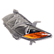2-Piece Kit Halogen Headlights, Without bulb(s), Sedan, Includes (1) Fender and (1) Headlight