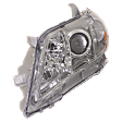 2-Piece Kit Halogen Headlights, Without bulb(s), Sedan, Includes (1) Fender and (1) Headlight