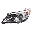 3-Piece Kit Driver Side Halogen Headlight, LE/XLE Models, Without Signal Light Hole, Includes (1) Fender, (1) Grille Assembly, and (1) Headlight