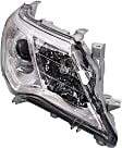 2014 Toyota Camry - 5-Piece Kit Driver and Passenger Side Halogen Headlight, With bulb(s), For Models Without Signal Light Hole, OE Replacement,  Includes (2) Fender, (1) Grille Assembly, and (2) Headlight