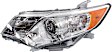 2014 Toyota Camry - 5-Piece Kit Driver and Passenger Side Halogen Headlight, With bulb(s), For Models Without Signal Light Hole, OE Replacement,  Includes (2) Fender, (1) Grille Assembly, and (2) Headlight