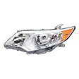 3-Piece Kit Driver Side Halogen Headlight, For Models Without Signal Light Hole, Includes (1) Fender, (1) Grille Assembly, and (1) Headlight, CAPA Certified