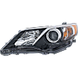 2-Piece Kit Halogen Headlights, With bulb(s), Includes (1) Fender and (1) Headlight, CAPA Certified