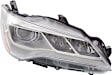 3-Piece Kit Passenger Side LED Headlight, For Models With Pre-Collision System, Includes (1) Fender, (1) Grille Assembly, and (1) Headlight