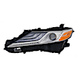 3-Piece Kit Driver Side LED Headlight, Includes (1) Fender, (1) Grille Assembly, and (1) Headlight