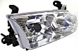5-Piece Kit Driver and Passenger Side Halogen Headlight, Includes (2) Fender, (1) Grille Assembly, and (2) Headlight, CAPA Certified