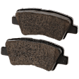 2020 Kia Optima - 2-Wheel Set Rear Brake Disc and Pad Kit, Plain Surface, 5 Lugs, 283.97 mm, Ceramic, 28mm  Disc, With Electronic Parking Brake, 1.6L 4Cyl, Pro-Line Series  Includes (2) Disc and (1) Pad Set