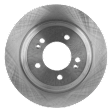 2020 Kia Optima - 2-Wheel Set Rear Brake Disc and Pad Kit, Plain Surface, 5 Lugs, 283.97 mm, Ceramic, 28mm  Disc, With Electronic Parking Brake, 1.6L 4Cyl, Pro-Line Series  Includes (2) Disc and (1) Pad Set