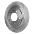 2020 Kia Optima - 2-Wheel Set Rear Brake Disc and Pad Kit, Plain Surface, 5 Lugs, 283.97 mm, Ceramic, 28mm  Disc, With Electronic Parking Brake, 1.6L 4Cyl, Pro-Line Series  Includes (2) Disc and (1) Pad Set
