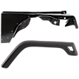2002 Jeep Wrangler - 2-Piece Kit Front, Passenger Side Fender, For Models With 3-3/4" Wide Fender Flare, Includes (1) Fender and (1) Fender Flares