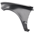 Replacement® 1992-1995 Honda Civic - 4-Piece Kit Front, Driver and Passenger Side Fender, Hatchback, Includes (2) Fender and (2) Fender Liner KIT-031425-33
