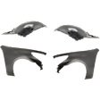 4-Piece Kit Front, Driver and Passenger Side Fender, Sedan, For Models With Sport Package, Includes (2) Fender and (2) Fender Liner