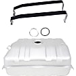 1997 GMC Yukon SLT - 3-Piece Kit Fuel Tank, 2-Door, 30 gallons / 114 liters, GAS,  Includes (1) Fuel Tank and (2) Fuel Tank Strap