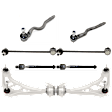 8-Piece Kit Front, Driver and Passenger Side, Lower Control Arm Kit, Includes (2) Control Arm, (2) Sway Bar Link, and (4) Tie Rod End