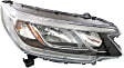 2016 Honda CR-V - 4-Piece Kit Driver and Passenger Side Halogen Headlight, With bulb(s), OE Replacement, Sport Utility,  Includes (2) Bumper Cover and (2) Headlight