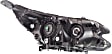 2016 Honda CR-V - 4-Piece Kit Driver and Passenger Side Halogen Headlight, With bulb(s), OE Replacement, Sport Utility,  Includes (2) Bumper Cover and (2) Headlight