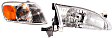 2-Piece Kit Passenger Side Halogen Headlight, With bulb(s), OE Replacement, Includes (1) Headlight and (1) Corner Light