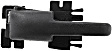 2001-2002 Ford Explorer Sport - 2-Piece Kit Front or Rear, Driver Side Exterior and Interior Door Handle, Smooth Black, Without Key Hole, Includes (1) Exterior Door Handle and (1) Interior Door Handle