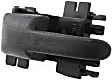 2001-2002 Ford Explorer Sport - 2-Piece Kit Front or Rear, Driver Side Exterior and Interior Door Handle, Smooth Black, Without Key Hole, Includes (1) Exterior Door Handle and (1) Interior Door Handle