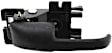 2001-2002 Ford Explorer Sport - 2-Piece Kit Front or Rear, Driver Side Exterior and Interior Door Handle, Smooth Black, Without Key Hole, Includes (1) Exterior Door Handle and (1) Interior Door Handle