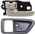 1999 Lexus ES300 - 2-Piece Kit Front Or Rear, Driver Side Beige Interior Door Handle, With Door Lock Button, Japan or USA Built Vehicle, Sedan, Includes (1) Door Handle Trim and (1) Interior Door Handle