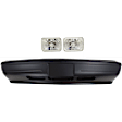 2-Piece Kit Front Primed Bumper Cover Includes (1) Bumper Cover and (1) Headlight