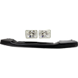 2-Piece Kit Front, Upper Textured Bumper Cover Includes (1) Bumper Cover and (1) Headlight