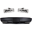 3-Piece Kit Front Primed Bumper Cover Includes (2) Headlight and (1) Bumper Cover