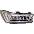 3-Piece Kit Driver and Passenger Side Headlight, Includes (2) Headlight and (1) Bumper Cover