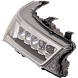 3-Piece Kit Driver and Passenger Side Headlight, Includes (2) Headlight and (1) Bumper Cover