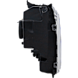 3-Piece Kit Driver and Passenger Side Headlight, Includes (2) Headlight and (1) Bumper Cover