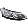3-Piece Kit Driver and Passenger Side Headlight, Includes (2) Headlight and (1) Bumper Cover