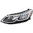 3-Piece Kit Driver and Passenger Side Headlight, Includes (2) Headlight and (1) Bumper Cover