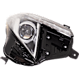 3-Piece Kit Driver and Passenger Side Headlight, Includes (2) Headlight and (1) Bumper Cover