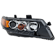 2006-2008 Acura TSX - 3-Piece Kit Driver and Passenger Side Headlight, Includes (2) Headlight and (1) Bumper Cover