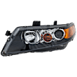 2006-2008 Acura TSX - 3-Piece Kit Driver and Passenger Side Headlight, Includes (2) Headlight and (1) Bumper Cover