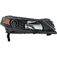 3-Piece Kit Driver and Passenger Side Headlight, Includes (2) Headlight and (1) Bumper Cover