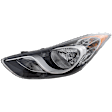 3-Piece Kit Driver and Passenger Side Headlight, Includes (2) Headlight and (1) Bumper Cover
