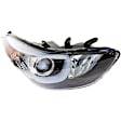 3-Piece Kit Driver and Passenger Side Headlight, Includes (2) Headlight and (1) Bumper Cover