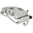 2-Wheel Set Rear Brake Kit With Calipers, Cross-drilled and Slotted 8 Lugs 358 mm Semi-metallic, Includes (2) Brake Caliper, (2) Brake Disc and (1) Brake Pad Set