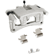 2-Wheel Set Rear Brake Kit With Calipers, Cross-drilled and Slotted 5 Lugs 262 mm Ceramic, Includes (2) Brake Caliper, (2) Brake Disc and (1) Brake Pad Set