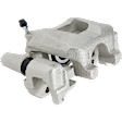 2-Wheel Set Rear Brake Kit With Calipers, Plain Surface 5 Lugs 268.99 mm Ceramic FWD, Includes (2) Brake Caliper, (2) Brake Disc and (1) Brake Pad Set