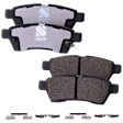 2-Wheel Set Rear Brake Kit With Calipers, Plain Surface 6 Lugs 286 mm Ceramic, Includes (2) Brake Caliper, (1) Brake Pad Set and (2) Brake Disc