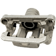 2-Wheel Set Rear Brake Kit With Calipers, Cross-drilled and Slotted 6 Lugs 286 mm Ceramic, Includes (2) Brake Caliper, (2) Brake Disc and (1) Brake Pad Set