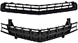 2-Piece Kit, Grille Textured Black, Includes (1) Bumper Grille and (1) Grille