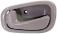 2-Piece Kit Front, Driver Side, Inner and Outer Exterior Door Handle Kit, Smooth Black, With Key Hole, Includes (1) Exterior Door Handle and (1) Interior Door Handle