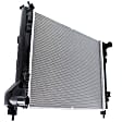 2-Piece Kit Radiator, with A/C Condenser, 4 Cyl 1.8L Eng., Plastic Tank, Automatic CVT Transmission