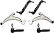 6-Piece Kit Front, Driver and Passenger Side Suspension Kit, Includes (2) Control Arm, (2) Sway Bar Link and (2) Tie Rod End